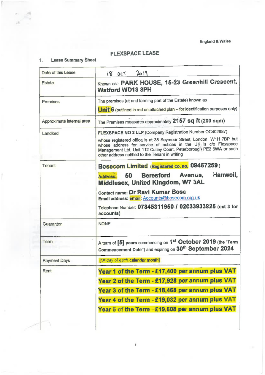 Preview: Lease Clause 5.1 duties